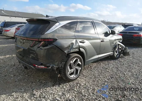 2022 Hyundai Tucson Hybrid Limited z USA, uszkodzony, nr VIN KM8JECA19NU072244